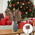 thumbnail image 4 of Ramo de pntas de plástico artificial, decoración para hogar, adornos para fiestas navideñas, conos de bellotas, para Acción de Gracias, perfecl Ramo De Piña, 4 of 8