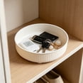 thumbnail image 4 of YFGEFTR Makeup Perfume Organizer Tray, Round Tray with Large Capacity, for Dresser/Vanity/Bathroom Countertop, 360 Degree Rotating, 4 of 6