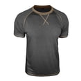 thumbnail image 3 of Tshirts for Men Short Sleeve Crewneck T-Shirt Lightweight Dark Gray Shirts Men's Clothing, 3 of 6