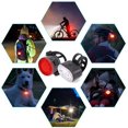 thumbnail image 1 of Luz LED para bicicleta, juego de luces LED para bicicleta, luz delantera y trasera, luz USB para bicicleta, modo de luz 4+6, resistente al agua Ipx4, luz frontal superbrillante, exterior y noche LingWen 8390614118225, 1 of 1