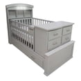 thumbnail image 1 of Cuna Cama De Madera Mauricio Gris, 1 of 4