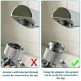 Copper Faucet Adapter Set External Wire FemaleMale Faucet Water Filter