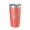 Coral, variant on Nambe Lake Map Tumbler Travel Mug Insulated Laser Engraved Coffee Cup New Mexico 20 oz Black