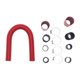 thumbnail image 3 of Manguera del radiador del coche,Kit de manguera de radiador de acero inoxidable de 36 pulgadas,Kit de manguera flexible de acero inoxidable de 36 pulgadas resistente,Repuesto profesional rojo, 3 of 8
