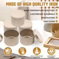 thumbnail image 3 of YJHSS Candle Tins 8 OZ, Set of 24 Premium Matte Full Rose Gold Candle Jars for Candle Making, 8oz Candle Tin with Lids for Candle Making, Bulk Empty Candle Containers for Small Business - Rose Gold, 3 of 8