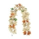 thumbnail image 2 of Guirnalda de hojas artificiales de ratán para Halloween,Acción de Gracias,guirnalda de hojas de arce con calabaza colgante,decoración para fiestas en interiores, 2 of 7