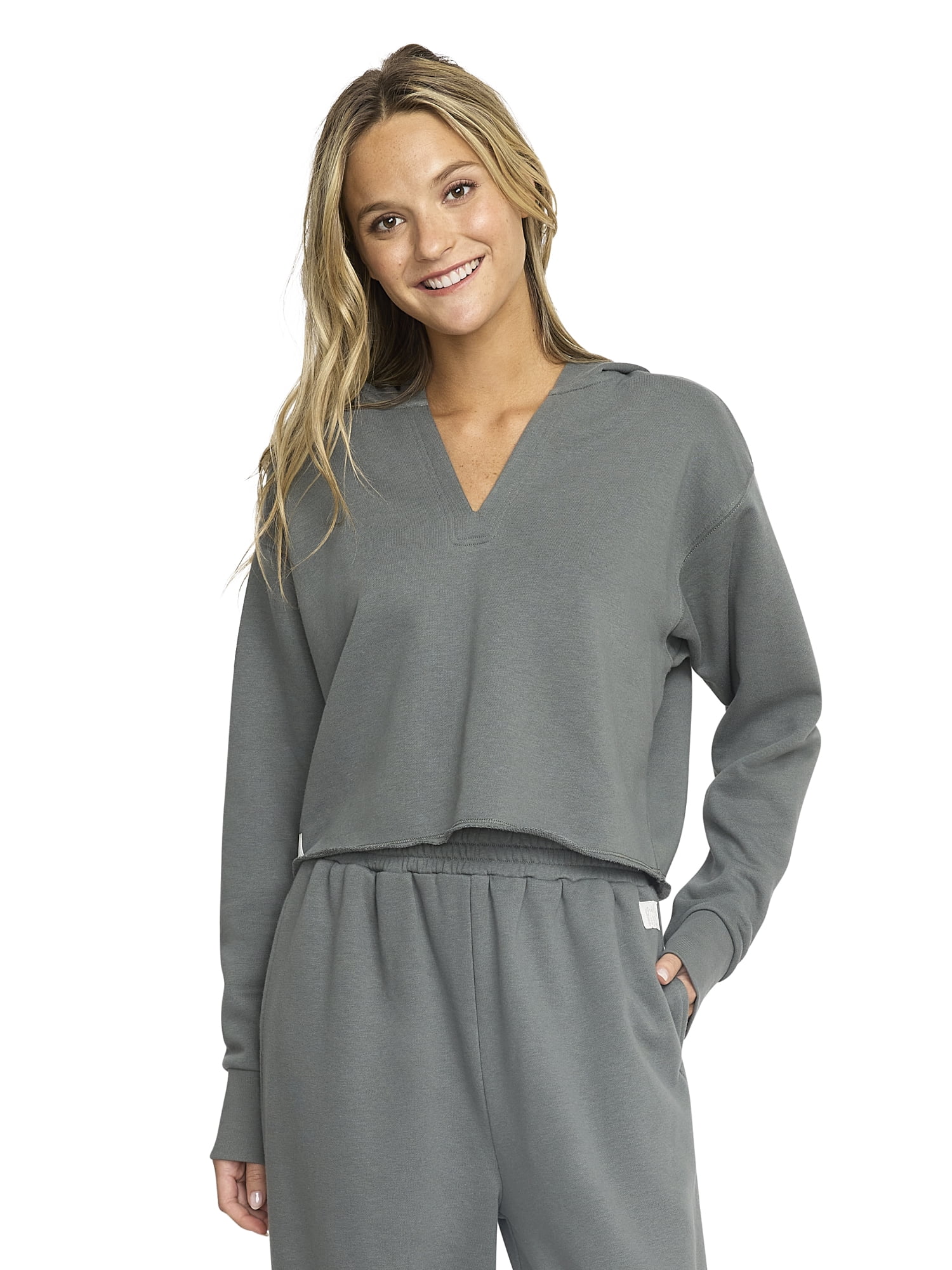 Mills by Millie Bobby Brown Women's Cropped Hoodie, Sizes XXS-XXL