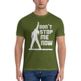 thumbnail image 3 of Don'T Stop Me Now! Men'S Basic Short Sleeve T-Shirt Moss Green Xx-Large, 3 of 5