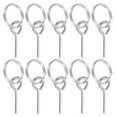 thumbnail image 3 of BERTDOMD 20pcs Outdoor Tent Connect Pin Metal Rope Ring With Pin Wear-resistant Rope Ring With Pin Tent Rope Ring With Pin Outdoor Connect Pin, 3 of 5