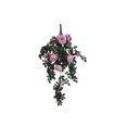 thumbnail image 2 of Flores colgantes de cesta de rosas artificiales para decoración tanto en exteriores como en interiores con enredaderas artificiales Arreglo floral de seda sin mantenimiento, 2 of 6