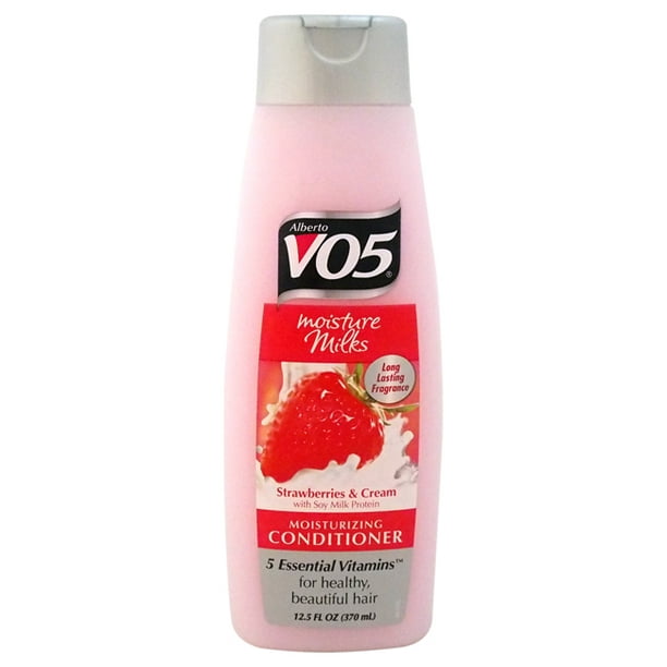 Laits d'Humidité Fraises et Crème Hydratante Revitalisant par Alberto VO5 pour Unisexe - 12,5 oz Co