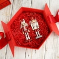 thumbnail image 4 of Caja de regalo grande hexagonal MACHAO roja con tapa de cinta, 4 of 5