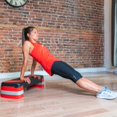 thumbnail image 3 of PRISP Adjustable Aerobic Stepper 78cm, 3 Levels (4''/6''/8'') Exercise Step Platform for Home Gym and Fitness Training, 3 of 8