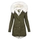 thumbnail image 1 of Abrigos de invierno para mujer Abrigos de línea Chaquetas de piel sintética Chaquetas de invierno para mujer, 1 of 5