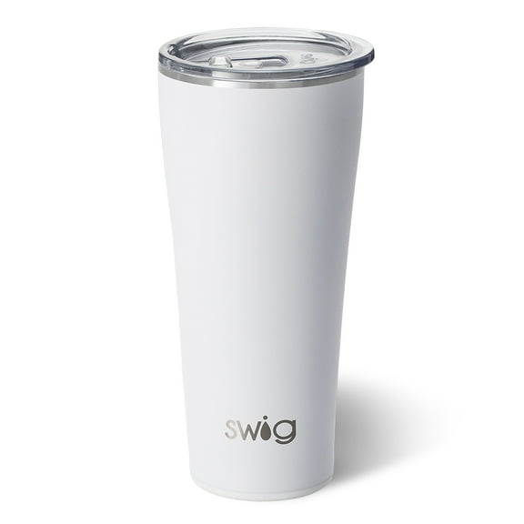 Swig Life 32oz Tumbler | Insulated Stainless Steel Travel Tumbler | White