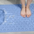 thumbnail image 6 of RLESO 2026 New Bath Mats for Bathroom Floor,Shower Rug for in Front of Bathtub,Thin Under Door Bathroom Rug,Non Slip Kitchen Mat,Bathroom Decor (Blue), 6 of 7