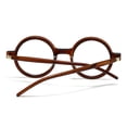 thumbnail image 4 of Gafas Blue Light Gleyemor Retro Round Vintage Brown, 4 of 7
