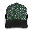 thumbnail image 3 of Naloa Dinosaur and Bone Adult adjustable Print Baseball Hat, Patchwork curved brim baseball capfor Men and Women, One Size, 3 of 5
