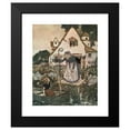 thumbnail image 2 of Edmund Dulac 15x18 Black Modern Framed Museum Art Print Titled - The Snow Queen Pl 3 (1911), 2 of 5