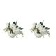 thumbnail image 4 of Toystoory Impresionantes flores artificiales añaden belleza a cualquier espacio elegante decoración de fiesta de flores artificiales de dalia blanco 2Conjunto, 4 of 6