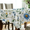 thumbnail image 5 of Yayeee Tablecloths 60" x 108" Rectangle Wrinkle Resistant Party Table Cover, Blue Floral, 5 of 8