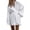 White, variant on Linen Long Sleeve Shirt Women Peasant Blouses for Women Linen Shirts for Women Flowy Tops for Women Cotton Linen Roll Up Lace Casual Loose Fit White L