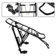 Phlegsive Bike Carrier Rack Aluminum Alloy Back Stand for Daily Use