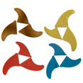 thumbnail image 4 of 3 Piece Fin Glass Fiber Core Surfboard Fin Set for Tail Rudder 437, 4 of 8
