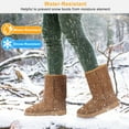 thumbnail image 6 of Women Winter Boots, Winter Snow Boots for Boys & Girls Gift, 2023 Upgraded, Heel 1.18in, 6 of 6