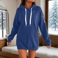 thumbnail image 2 of Trendy Tops for Women 2025 Women's Solid Color Sweatshirt Women's Zip Up Hoodie Soft Long Sleeve Casual Pullover Warm Winter Sweatshirt With Pockets Comfortable Loungewear, 2 of 4