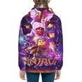 thumbnail image 4 of Kids NinJago Pullover Hoodies Unisex 3D Printed Hoodie Sweatshirt for Boys Girls, 4 of 5
