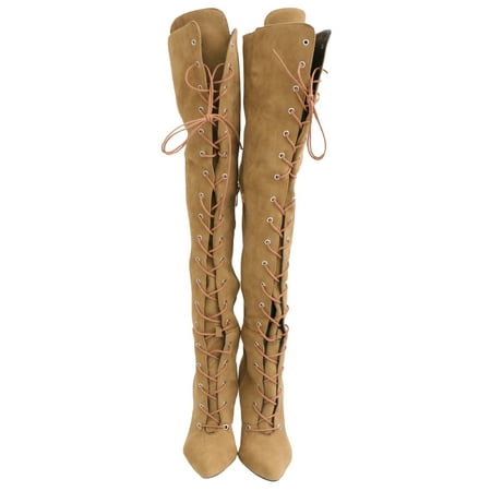 

NUOLUX 1 Pair Autumn Winter Sexy Female Boots High Stiletto Heel Pointed Head Boots