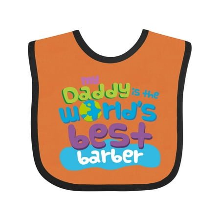 

Inktastic World’s Best Barber Daddy Gift Baby Boy or Baby Girl Bib