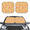thumbnail image 2 of Balery 2 Piece Orchids Flowers Car Windshield Sun Shade|Foldable Front Windshield Shade for Car Front Window for Most Sedans SUV Truck-Small, 2 of 7