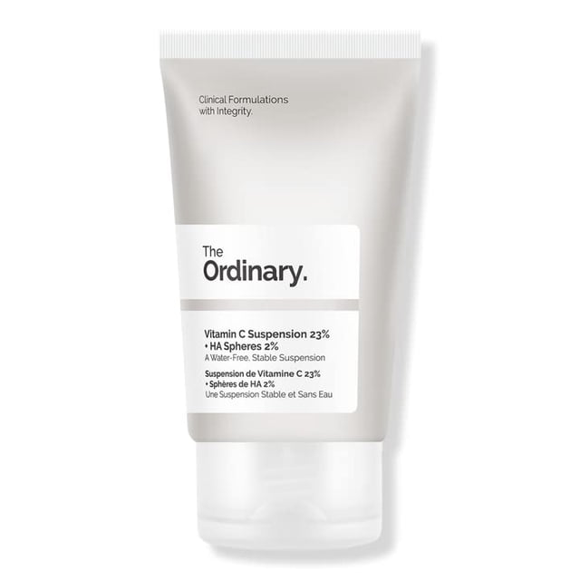 Suspensión de vitamina C en polvo, 23% más esferas de ácido hialurónico, 2%, 30 ml, The Ordinary