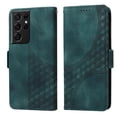 thumbnail image 4 of Funda GANGXUN para Samsung Galaxy S21 Ultra con diseño acolchado elegante, cuero PU, protección total y ajuste preciso, 4 of 5
