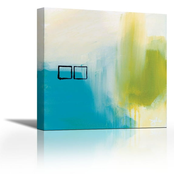 Behind Blue Eyes - Contemporary Fine Art Giclee on Canvas Gallery Wrap - wall décor - Art painting - 27 x 27 Inch - Ready to Hang