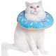 thumbnail image 1 of Adjustable Cat Recovery Collar, Cute Cat Donut Collar, Soft Cone Collars for Cat, Wound, 1 of 5