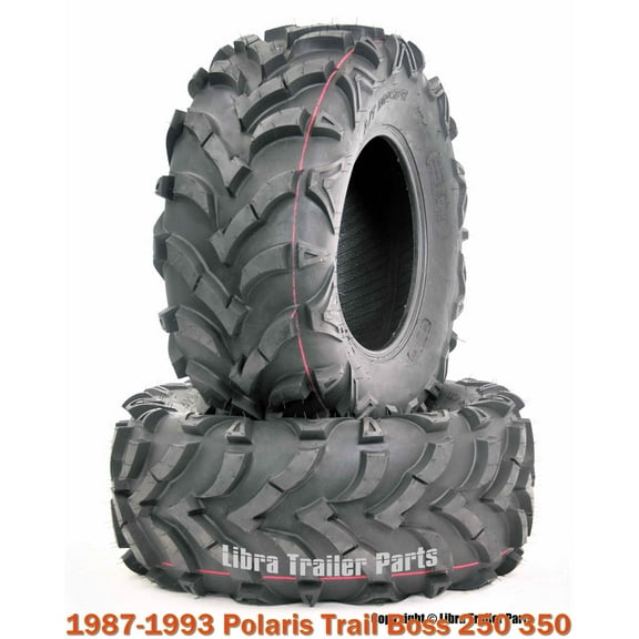 1987-1993 Polaris Trail Boss 250 350 Rear ATV tire set 24x11-10 24x11x10 6PR