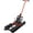 black+red, variant on Floor Jack, 0.7 Tons Hydraulic Trolley Service/Floor Jack, 1500 Lbs Capacity, Lifting Range 4.5 -15 Inches, Heavy-Duty Steel Low Profile Floor Jack with 4 Casters, Suitable for SUVs Trucks