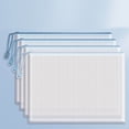 thumbnail image 1 of Ovzne A4 File Bag Transparent Document Storage Bag Zipper Archive Bag On Clearance, 1 of 6
