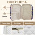 thumbnail image 6 of Yuyamidu Colorful Flowers Bible Cover Bible Book Cover Bible Case for Women Purple Carrying Case Book Protective Quilted Bible Covers Study Supplies Accessories Christian Gifts, 6 of 8