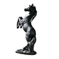 thumbnail image 2 of TISHITA Horse Statue Horse Sculpture Tabletop Ornament, Furnishing Animal Collectible Statue Horse Figurine for Bookshelf Living Room Black, 2 of 8