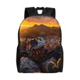 thumbnail image 1 of Fotbe Lizard With Sunglasses Sunset Mochila de Viaje para Laptop, Mochila Ejecutiva Delgada y Resistente 15.6", 1 of 8