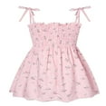 thumbnail image 2 of Fille d'Été Floral Bateau Cou Lace-Up une Ligne Bretelles Robe, 2 of 6