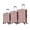 Rose Gold, variant on Swiss Traveller Travaro Hardside Spinner Luggage Set, 20/24/28 inch Silver