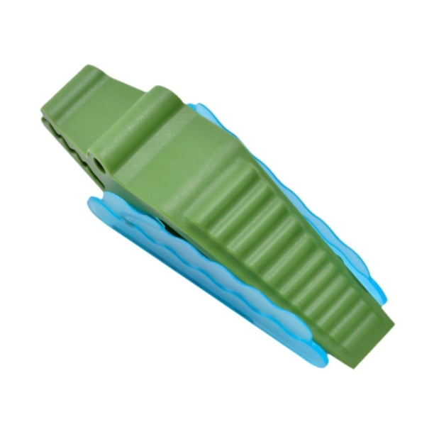 Tope de puerta protector de pared antideslizante para baño, apartamento y oficina verde y azul
