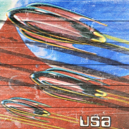 Marmont Hill ''Rockets in Space'' Graphic Art on Wood