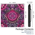 thumbnail image 2 of Paisley Mahjong Mat for Table, 31.5*31.5in Anti Slip American Mahjong Table Cloth, Noise Reduction, Neoprene Mah jongg Mat with Carrying Bag & 3 Dices, Mahjong Accessories Gift, Board Tile Games Mats, 2 of 7