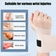 thumbnail image 4 of Muñequera de apoyo | Muñequera ajustable para esguinces, distensiones y protección de la vaina tendinosa | Nailon transpirable con protuberancias de masaje | Ajuste para mano izquierda y derecha |, 4 of 6